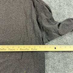 Carhartt Long Sleeve T-Shirt Mens L Tall Gray Orange Logo Graphic Workwear