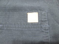 Carhartt Mens Size L V-Neck Shirt Black Pleated Chest Pocket Logo Print Casual