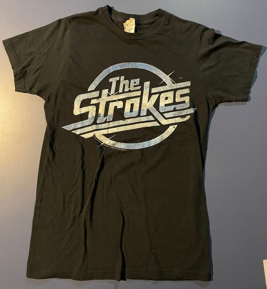 The Strokes Vintage Magna T-Shirt Black Men’s Small S Bay Island Sportswear