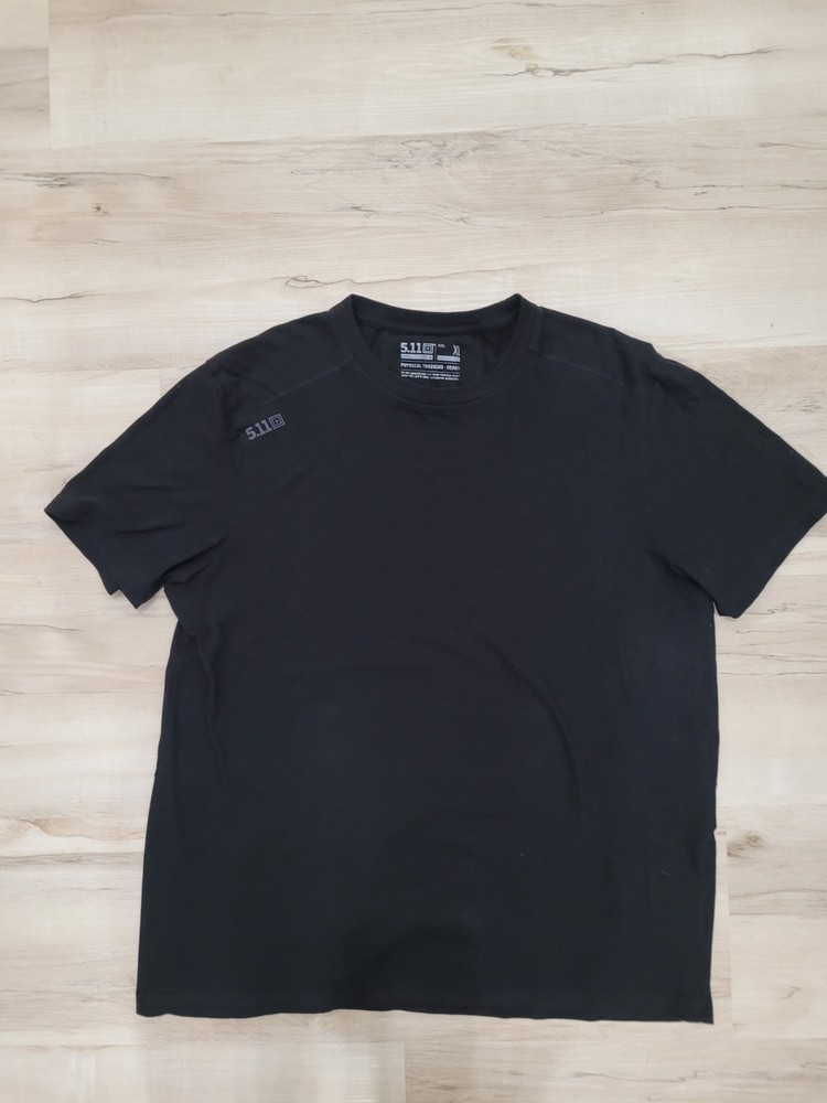 5.11 Tactical T Shirt Mens Black XL Fitted Casual Lightweight Uniform Training
