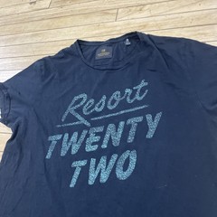 Scotch & Soda Resort Twenty Two Shirt Adult XXL Black Blue/Green Beach Comfort