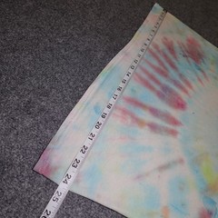 Hanes Tie Dye Short Sleeve Comfort Soft T-Shirt XL Pastel Pink Blue Yellow