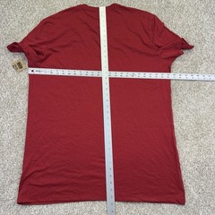 NEW Foundry T Shirt Mens Size XLT Red Train Spellout Short Sleeve