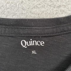 Quince Shirt Mens XL Black V-Neck 100% Organic Cotton Soft Solid Casual Tee
