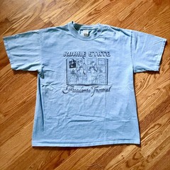 VINTAGE Y2K Roane State Academic Festival Blue T-shirt Size XL