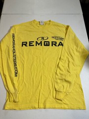 Hanes Long Sleeve Shirt Men’s M Yellow Remora Trigger Beefy Long Sleeve Shirt 14