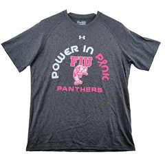Under Armour Heatgear Loose Fit Men Size M FIU Panthers Crew-Neck T-Shirt