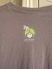 Life Is Crap, Short Sleeve T-Shirt Adult XL, Brown Color, Out Of Coffee Used