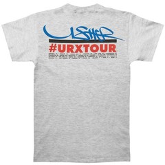 Men’s Usher She Likes It My Way Tour T-shirt Small Grey