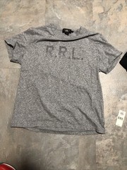 RRL Double RL RALPH LAUREN T Shirts Short Sleeve T-shirt Gray Size XL NWOT