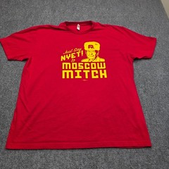 2XL Official Kentucky Democrats Moscow Mitch T-Shirt Red Nyet Mitch McConnell
