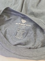 Polaris Slingshot Mens Blue/ Orange Solid Graphic T-Shirt Size L.