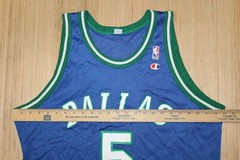 Vintage Champion Dallas Mavericks Jason Kidd Jersey Size 48 XL