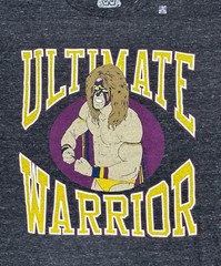 Ultimate Warrior T-Shirt Men’s Short Sleeve WWE WWF Wresting Tee Size XL