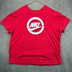 Nike Sportswear Mens 3XL Red Graphic Logo Short Sleeve T-Shirt AR5006-657