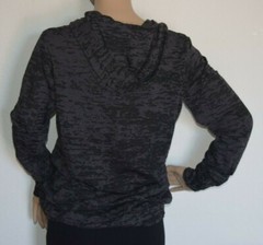 Funny Long Sleeve Shirt with Hood “Women Who Behave Rarely Make History” SZ L