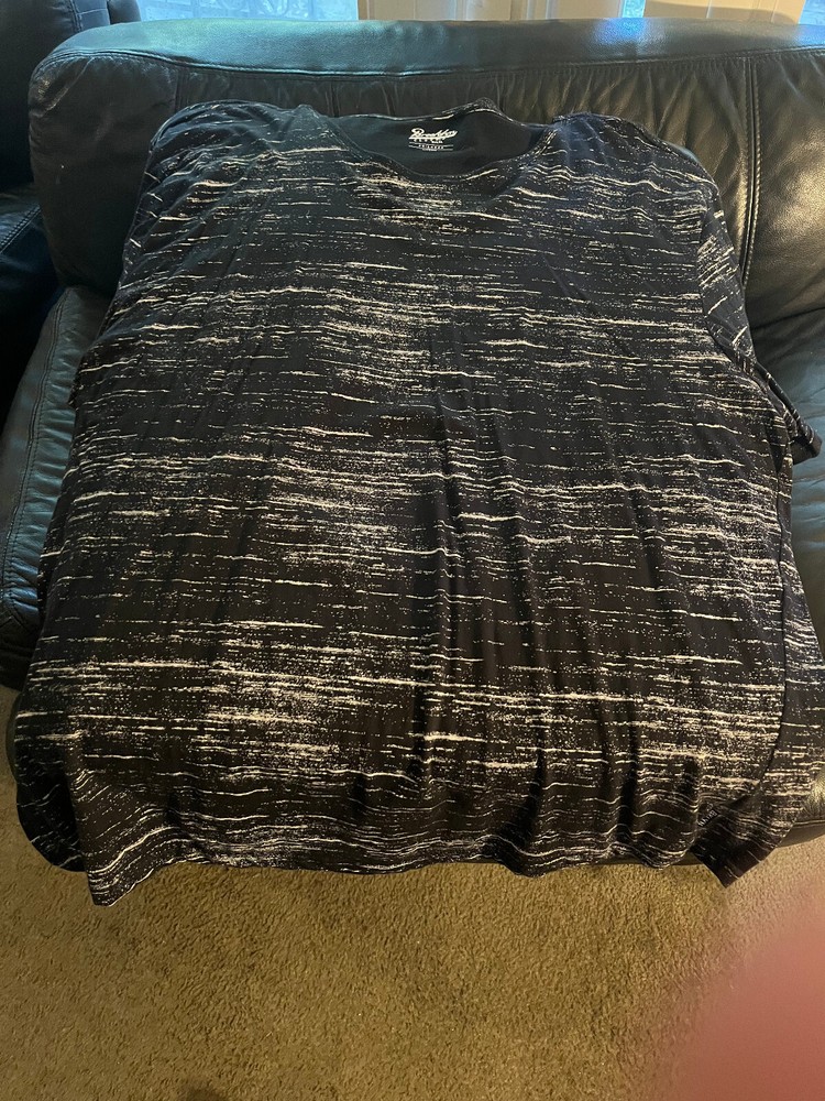 Brooklyn Cloth brand t shirt mens 4xl black white stripes mint designer