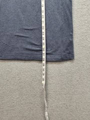 H&M Men Shirt L Gray Crew Neck Short Sleeve Flat Front Stretch Pullover Tee
