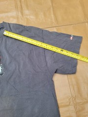 Vintage Split Skateboard T Shirt Mens XLarge Gray Logo Spell Out Y2K