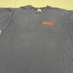 Vintage Showshoe Brewing Co Shirt Blue 90s California Nature Mens XL 22.5×27