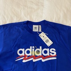 Adidas Brush Stroke Tee – New With Tags – Mens Medium – Team Royal Blue