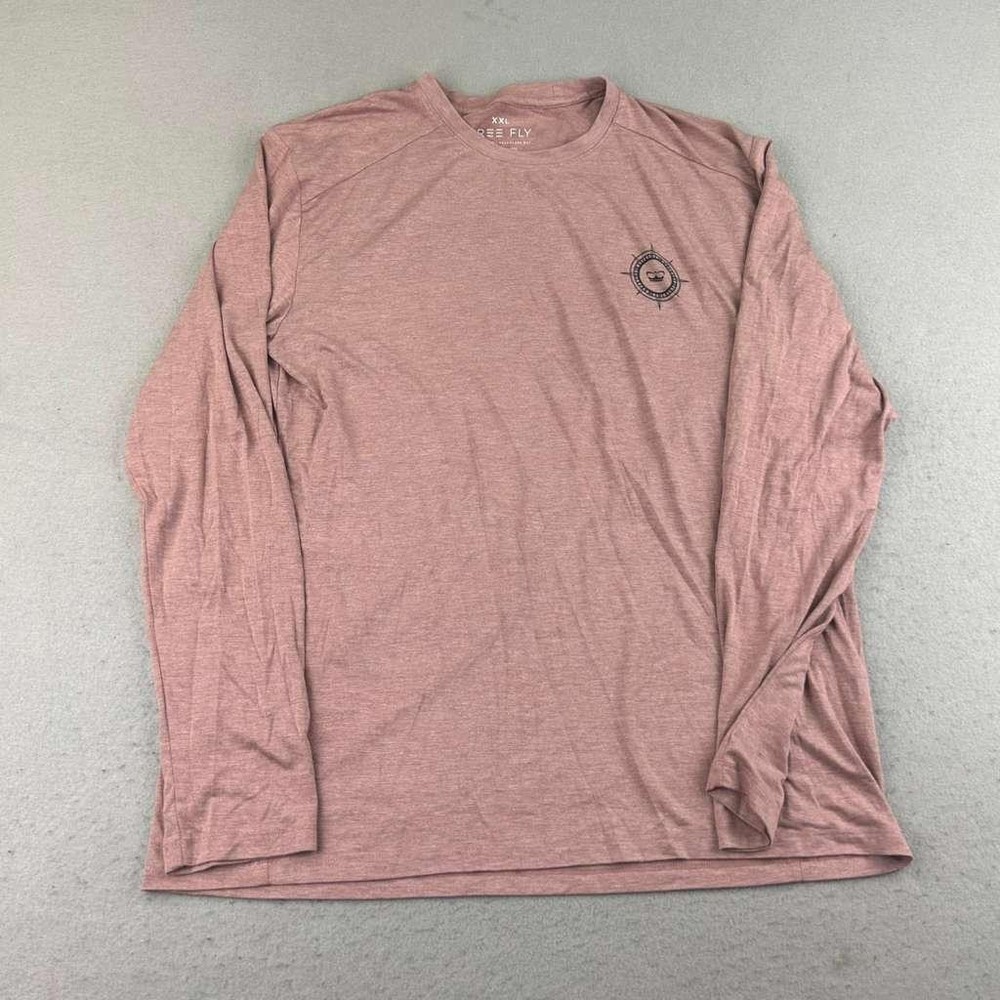 Princess Yacht Holiday Shirt Mens XXL Pink Crew Neck Long Sleeves Tee NWT