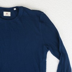 Adriano Goldschmied AG Waffle Knit Thermal Long Sleeve Shirt Men’s Medium Blue