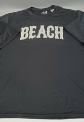 A4 Beach Laminated Moisture Wicking T-Shirt Men’s Small Black Style N3142
