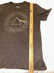 2020 Pink Floyd the dark side of the Moon brownish gray small T-shirt 50% cotton