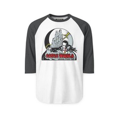 Vintage Castle Dracula Universal Studios Tour Baseball Raglan Shirt Unisex