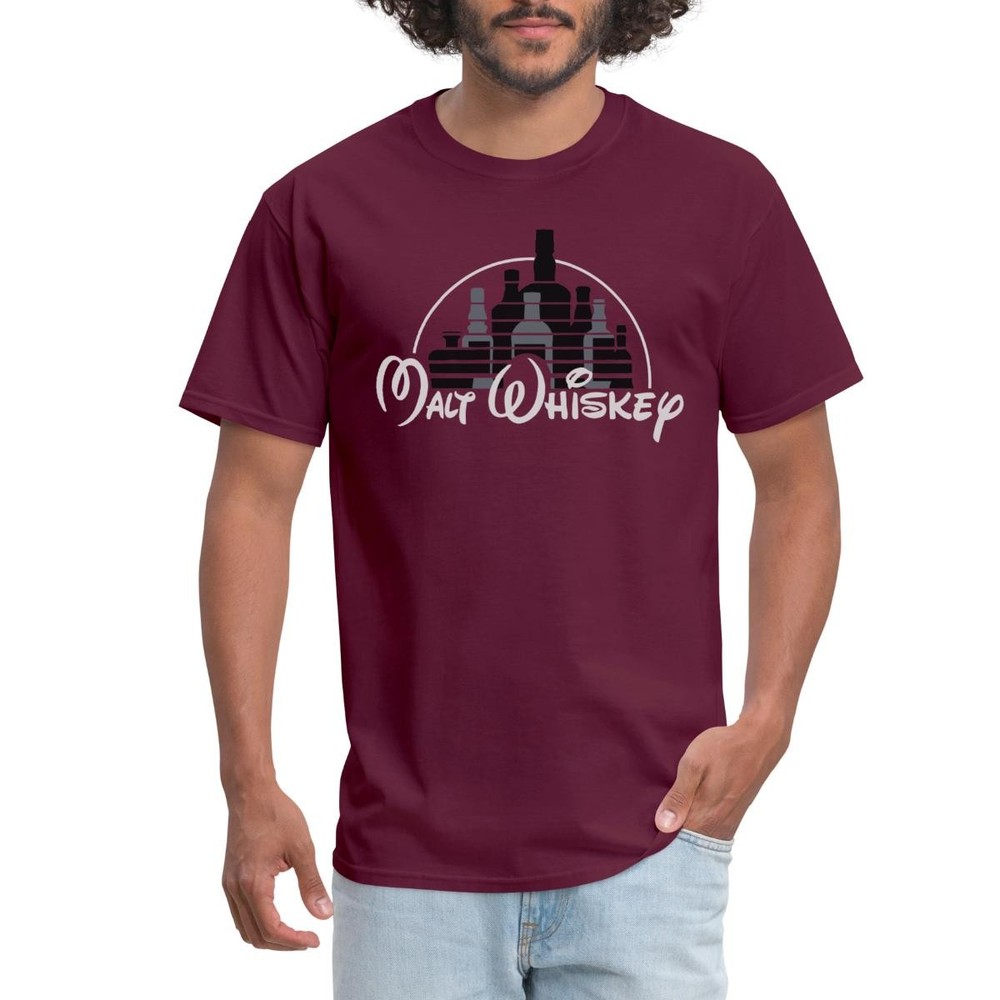 Malt Whiskey Happiest Drink On Earth Men’s T-Shirt