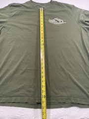 Eddie Bauer Men’s Green Graphic Logo Knit Crew Neck Short Sleeve XXL T-Shirt