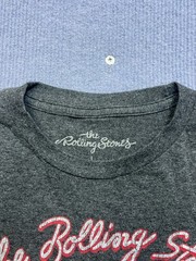 The Rolling Stones Classic Tongue Logo Gray T-Shirt Men’s Size L Rock Band Tee