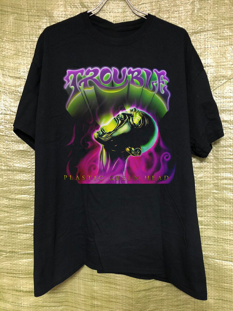 Plastic Green Head Album Trouble Unisex T-Shirt Cotton Full Size BT1180