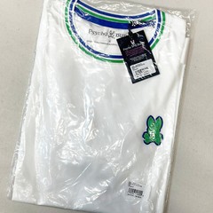 *NEW* Men Psycho Bunny Banks Fashion Tee White (B6U641X1PC 100)