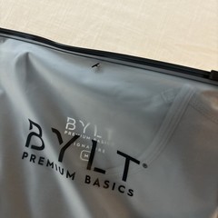BYLT Premium Basics T-Shirt Mens M Drop Cut S/S Bylt Blend Signature Charcoal