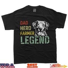 Dad Hero Farmer Legend Father’s Day Farming Father Figure T-Shirt