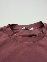 Uniqlo U Shirt Mens Medium Purple AIRism Relaxed Fit Cotton Tee Lightweight