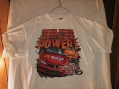 CHECKERED FLAG SPORTS MEN’S XL 2001 NASCAR WINSTON CUP SERIES VINTAGE T-SHIRT