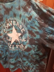VTG 90’s CONVERSE ALL STAR CHUCK TAYLOR Tie Dye T-Shirt 2XL Hypebeast