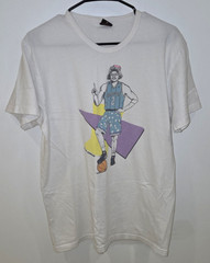 Homage Classics Larry Johnson Charlotte 90s GmaT Shirt 100% Cotton Men’s Size L