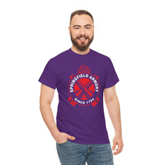 New Springfield Armory Logo Men’s T-Shirts American Size Tees