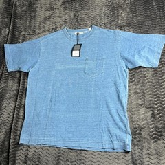 Buck Mason size M Indigo Dipped Yuma 90s Boxy T Shirt Short Sleeve NWT