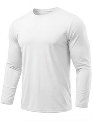 Men’s Sun Protection T-Shirts UV SPF UPF 80+ Long Sleeve Rash Guard Fishing Tops