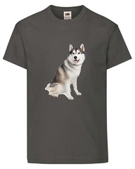 Husky Dog Pet Family Novelty T Shirt Various Colours And Sizes
