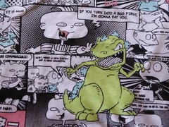 Nickelodeon 90s All Over Print Reptar Rugrats Graphic Throwback Retro Unisex M
