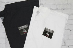 Lot of 2 Dickies Performance Features Moisture Wicking Tee Sz M: Black & White