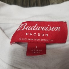 Budweiser Pacsun World Eagle Short Sleeve Tee Shirt Size Large Cartoon