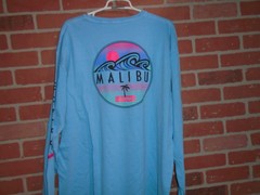 BLUE 84 MENS MALIBU CALIFORNIA HEAVY WEIGHT LONGSLEEVE TSHIRT SIZE XL