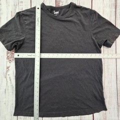 Lee Gray Short Sleeve Cotton Blend T-Shirt Men’s M